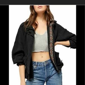 NWT Free people Jayde safari bomber jacket